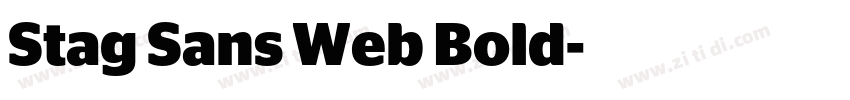 Stag Sans Web Bold字体转换